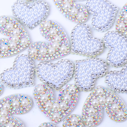 [A]Diamond heart DIY cloth paste