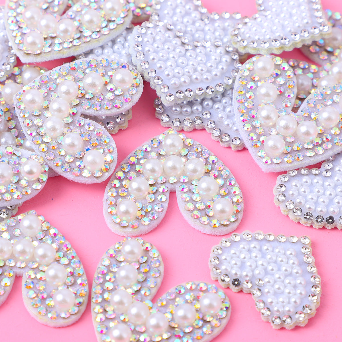[A]Diamond heart DIY cloth paste