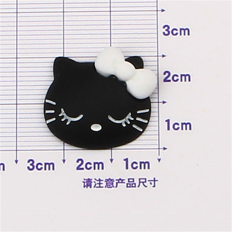 Bow Hello Kitty Resin accessories