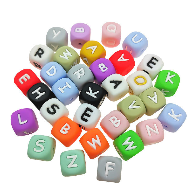 Alphabet silica gel square beads