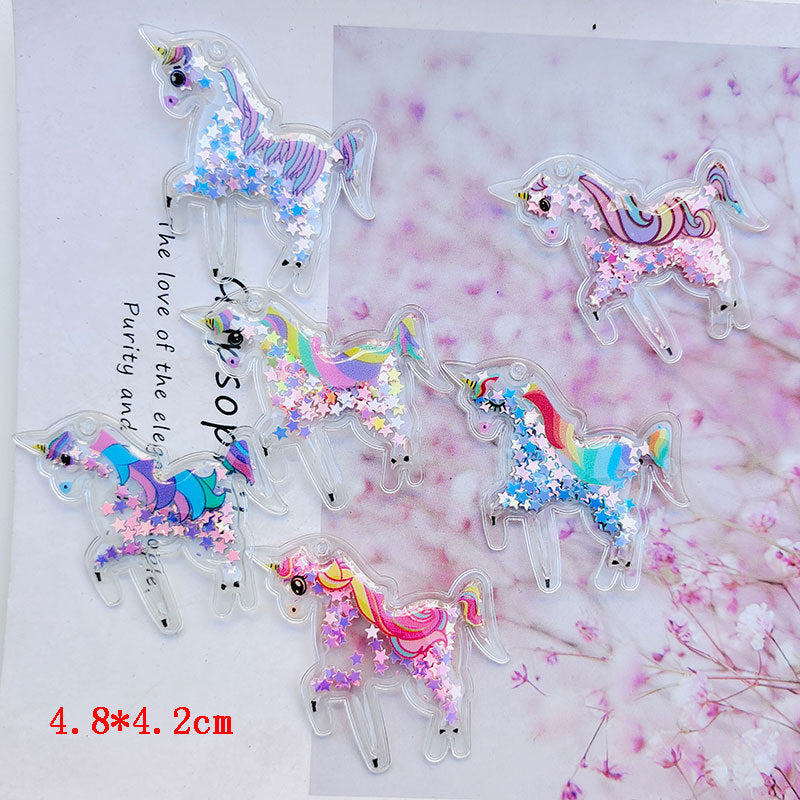 PVC sequin quicksand accessories (free shipping)