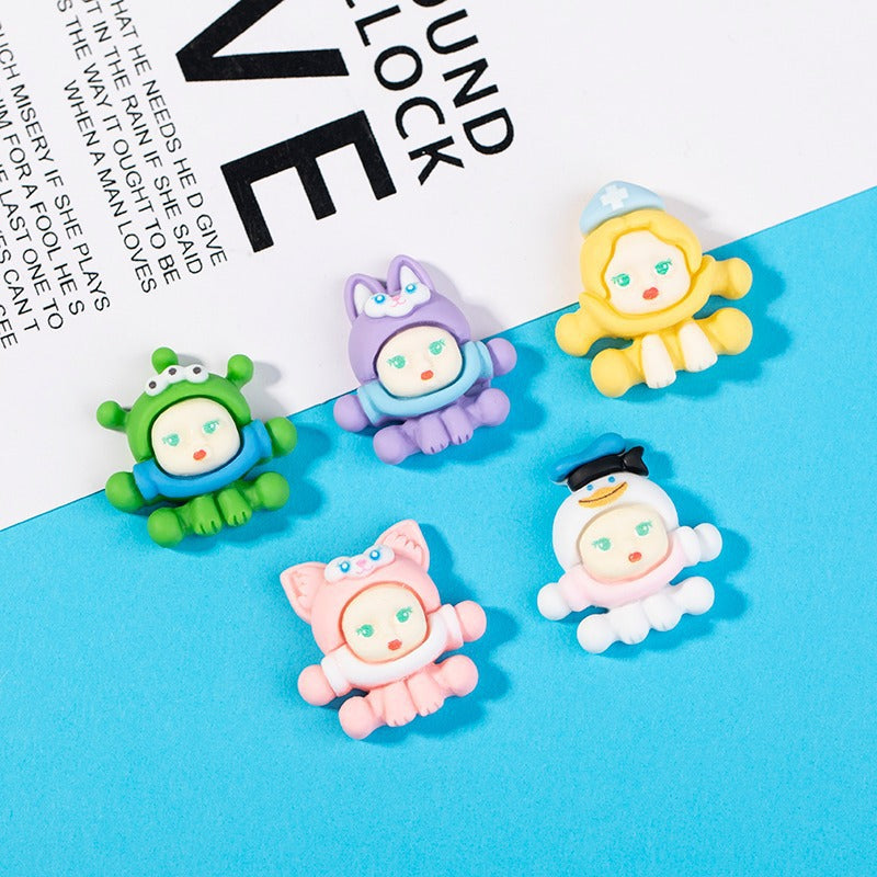 Resin accessories pop mart Cartoon figure diy accessories (free shipping)