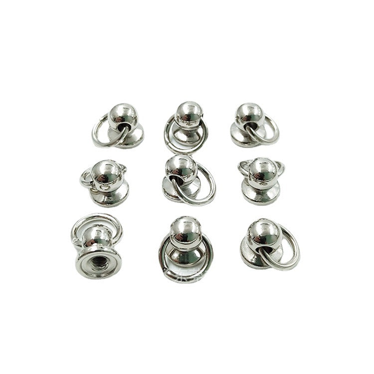 8mm alloy rotating nail with ring