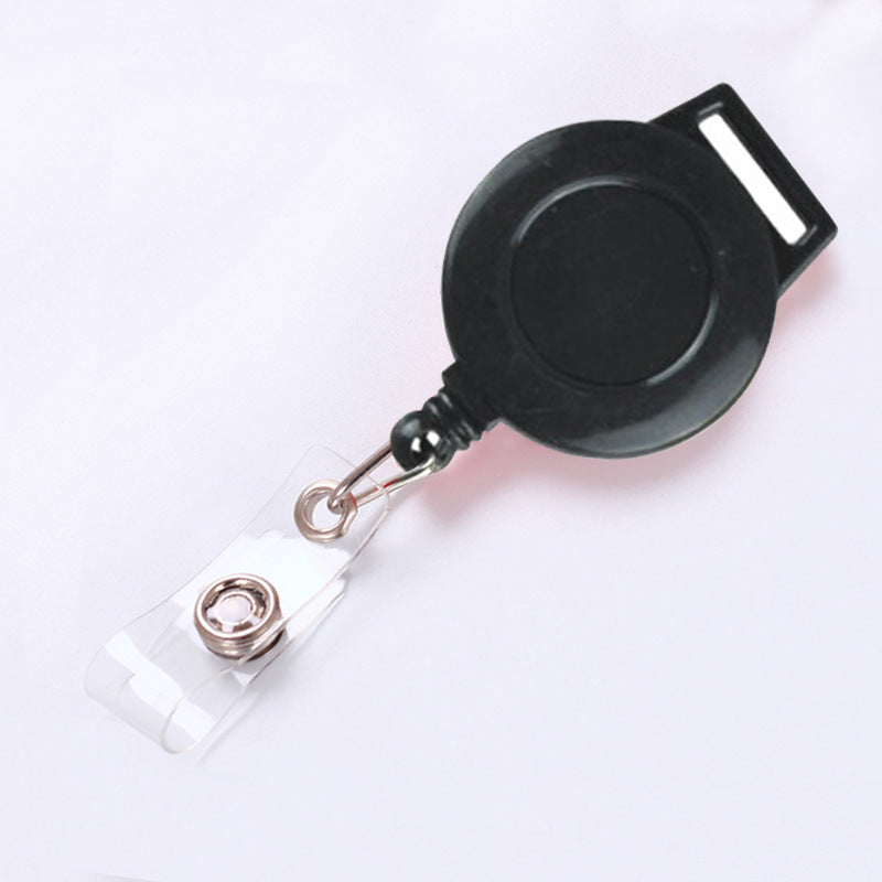 Plastic ear easy to pull out certificate lanyard easy to pull out name tag expansion buckle