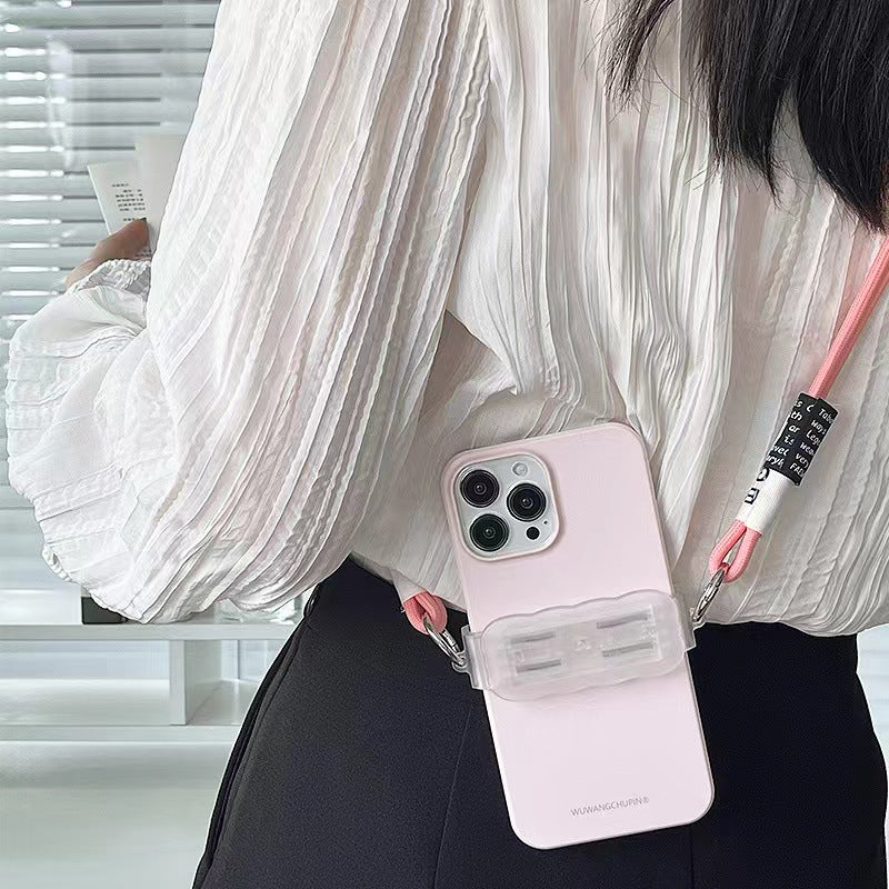 Transparent mobile phone back with cream glue DIY