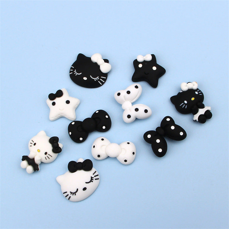 Bow Hello Kitty Resin accessories