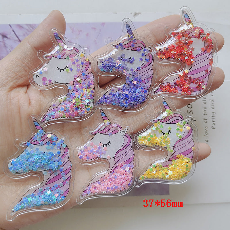 PVC sequin quicksand accessories (free shipping)