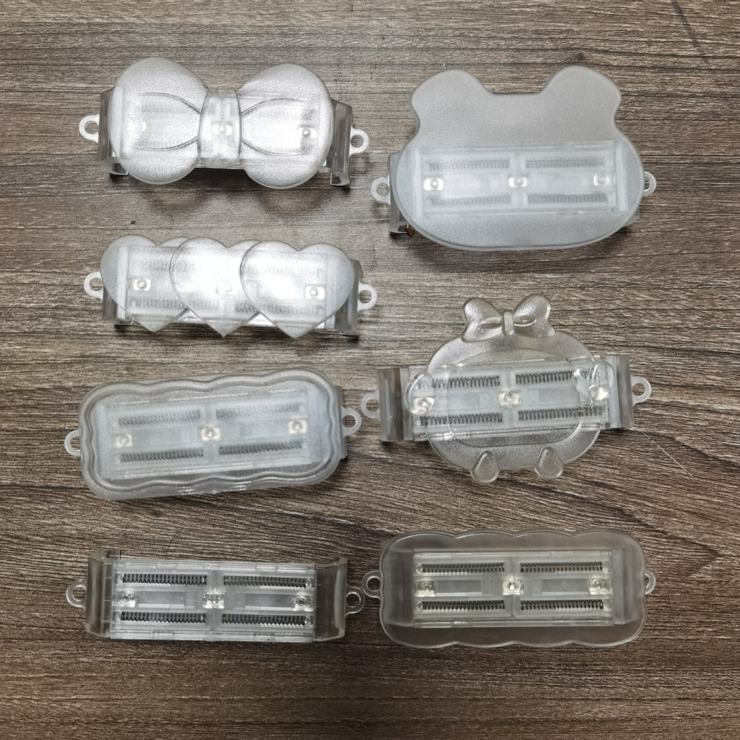Transparent mobile phone back with cream glue DIY
