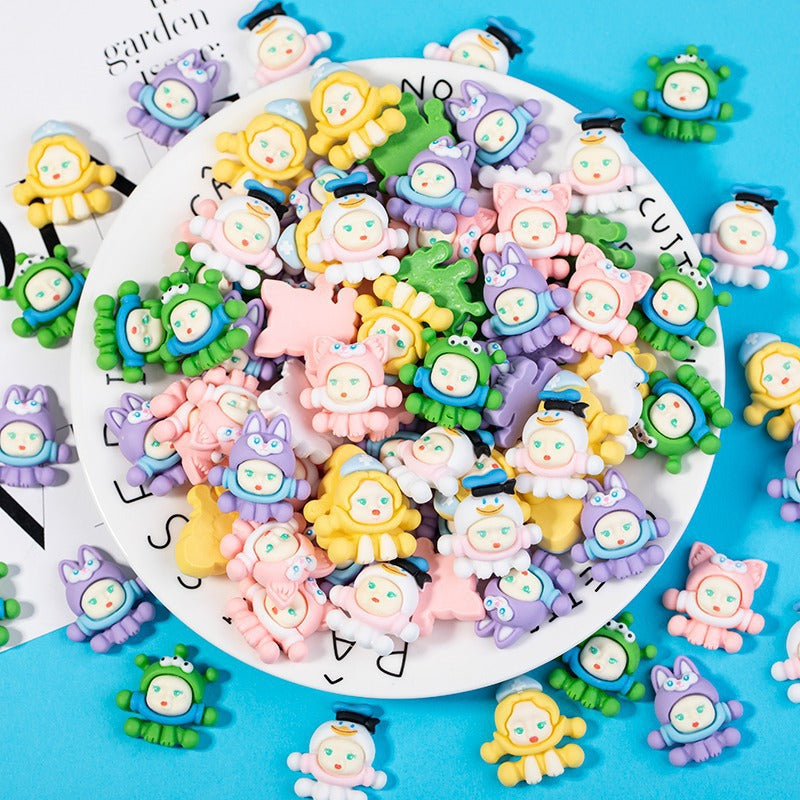 Resin accessories pop mart Cartoon figure diy accessories (free shipping)