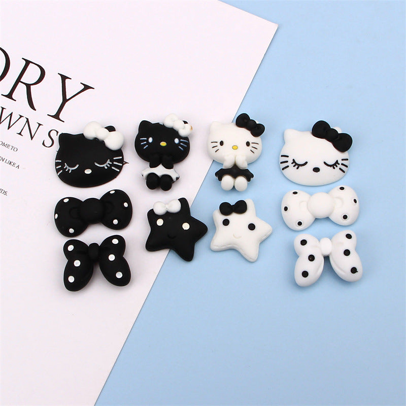 Bow Hello Kitty Resin accessories