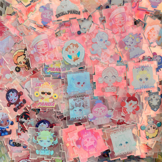 pop mart acrylic double layer puzzle