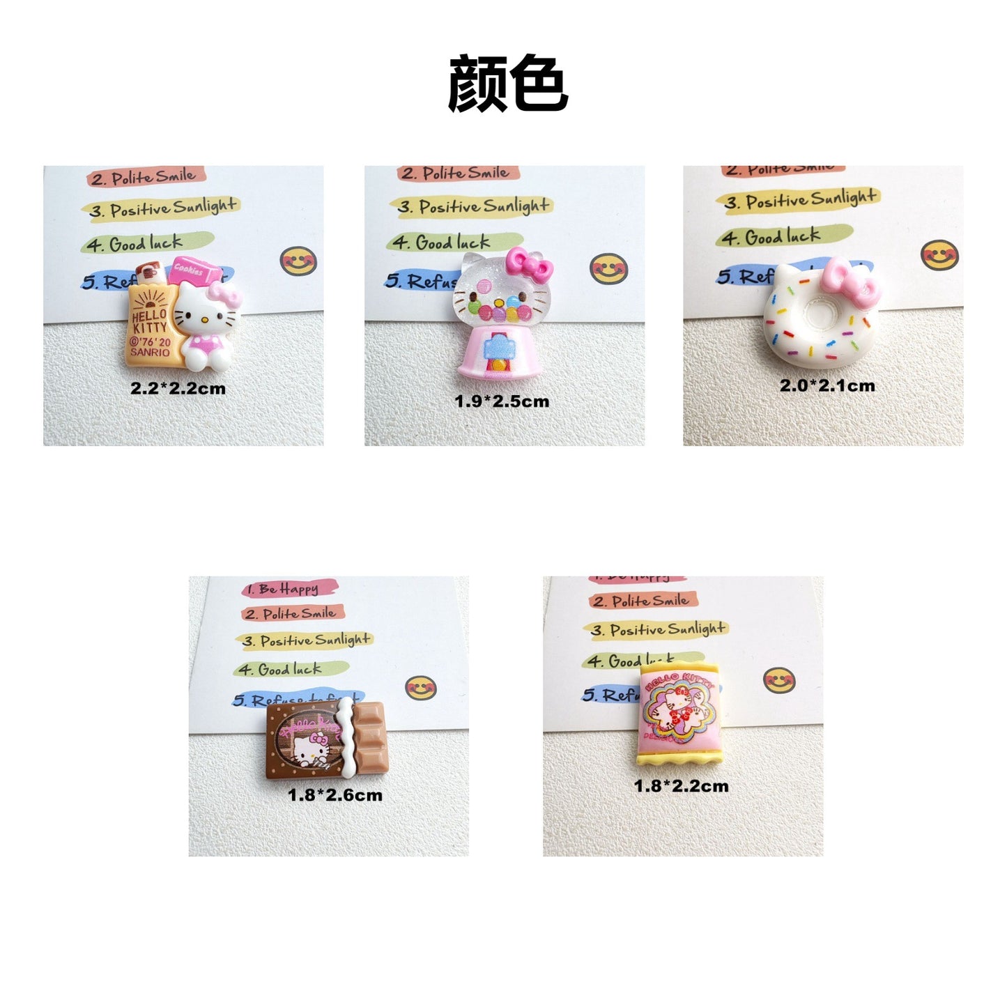 Cartoon KT Cat series resin accessories